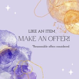 Like an Item, make an Offer!!!